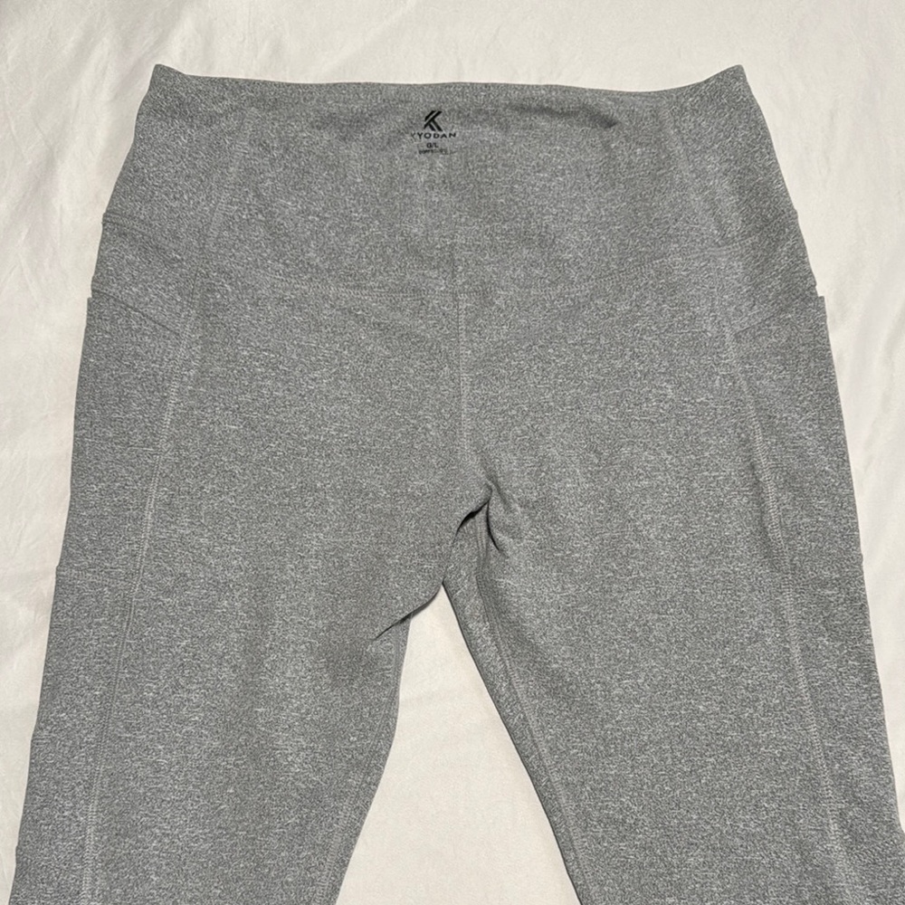 Kyodan Heather Gray High-Waist Leggings